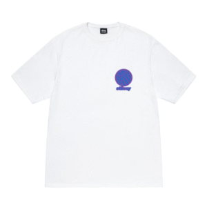 8 BALL GRID TEE-WHITE