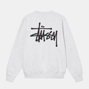 Basic Stussy White Crew