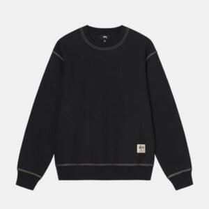 Contrast Crew Stitch Label