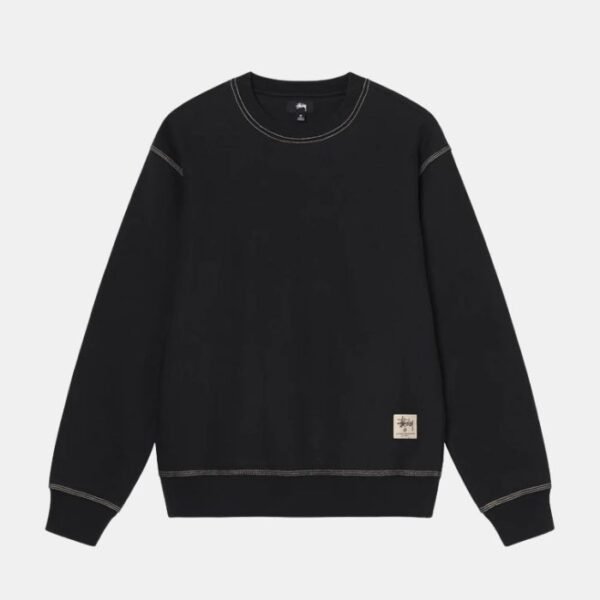 Contrast Crew Stitch Label