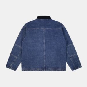 Stussy Washed Work Denim Blue Jacket