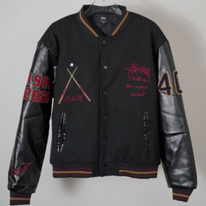 Stussy x Denim Tears x 40 Anniversary Varsity Jacket