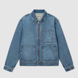 ZIP WORK JACKET DENIM